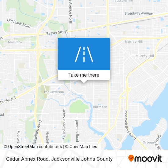 Mapa de Cedar Annex Road