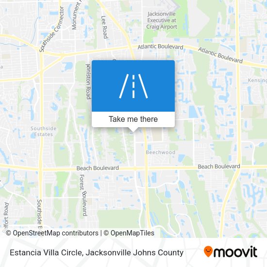 Estancia Villa Circle map