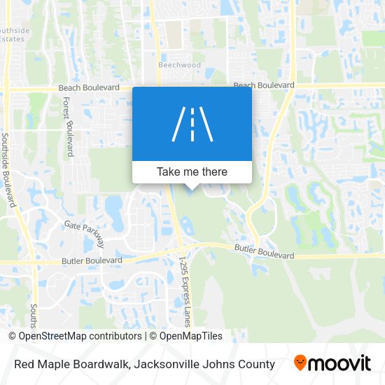 Red Maple Boardwalk map