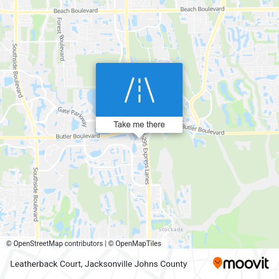 Leatherback Court map