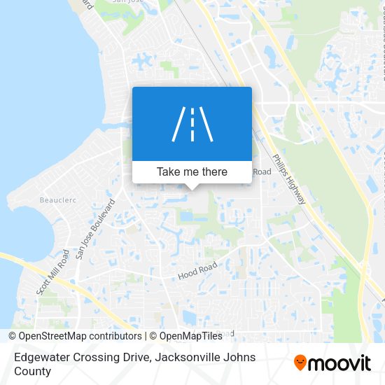 Mapa de Edgewater Crossing Drive