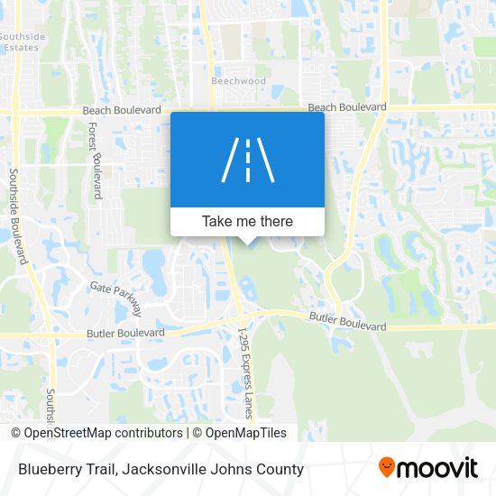 Blueberry Trail map