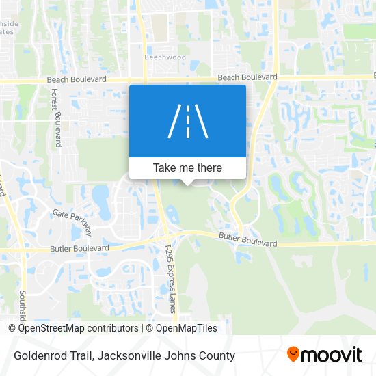 Goldenrod Trail map