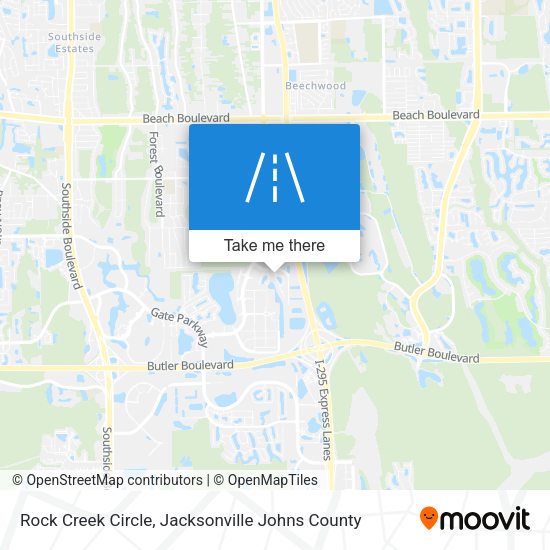 Rock Creek Circle map