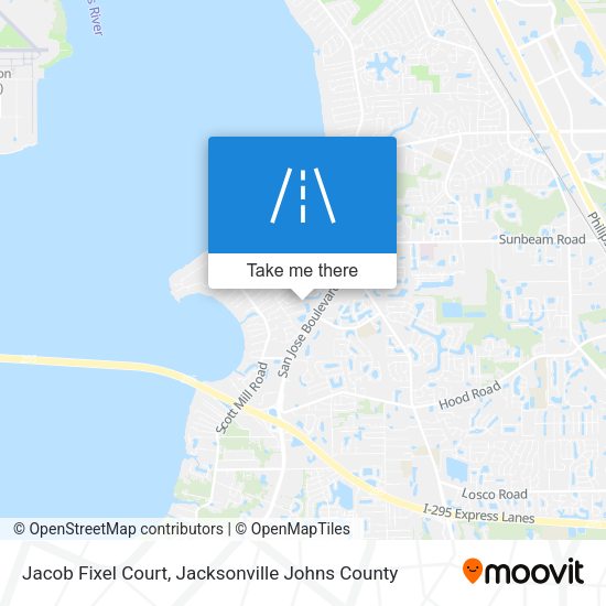 Mapa de Jacob Fixel Court