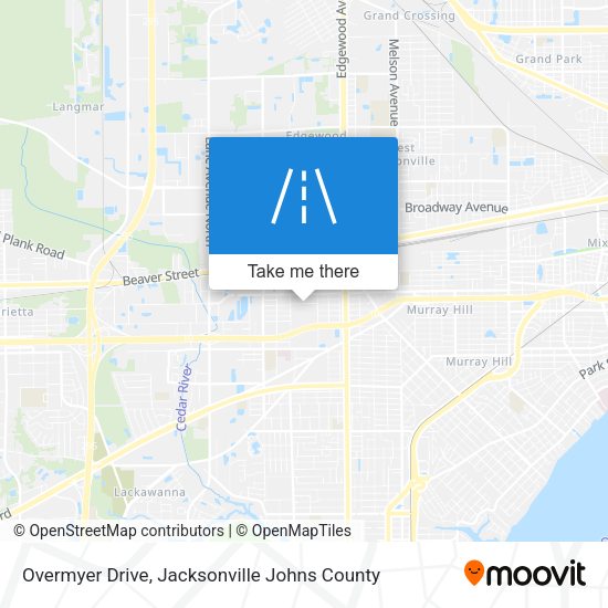 Overmyer Drive map