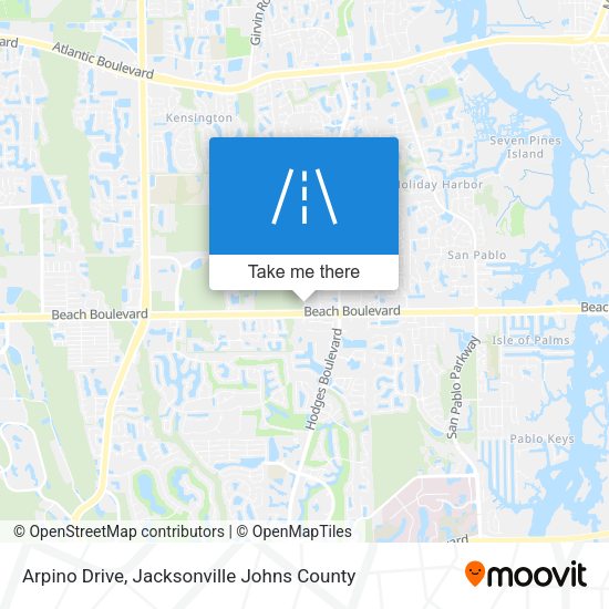 Arpino Drive map