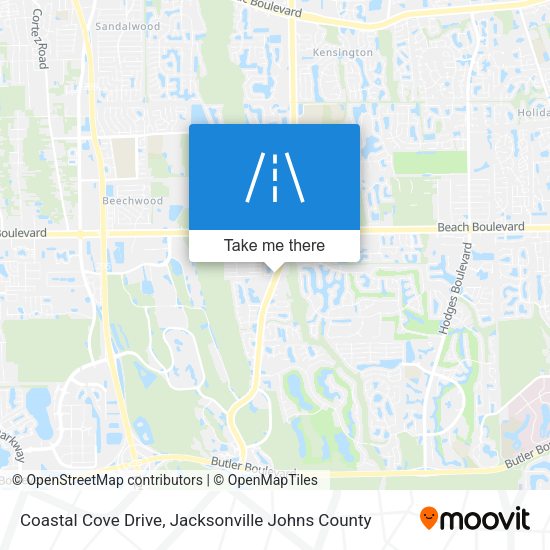 Coastal Cove Drive map