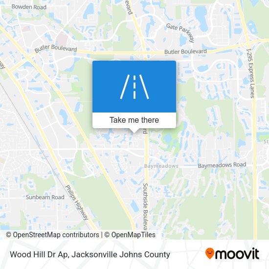 Wood Hill Dr Ap map
