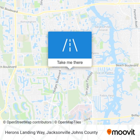 Herons Landing Way map