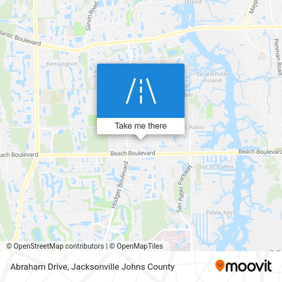 Abraham Drive map