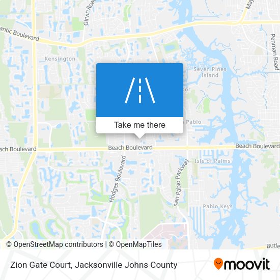 Zion Gate Court map