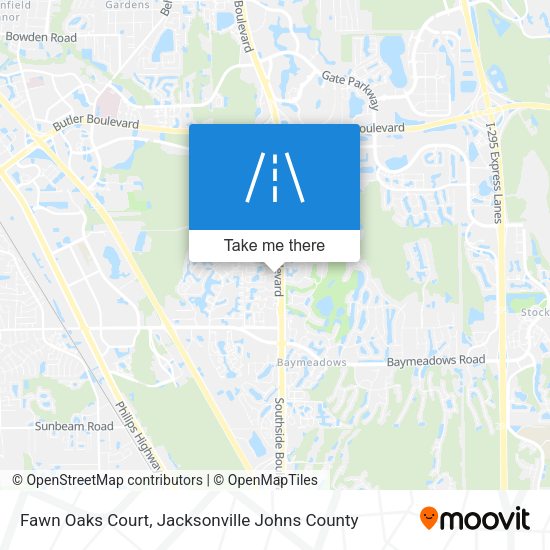 Mapa de Fawn Oaks Court