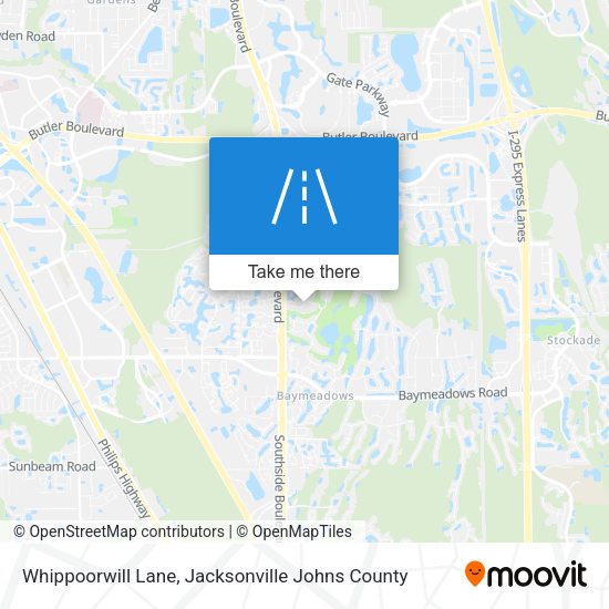 Whippoorwill Lane map
