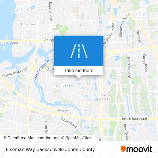 Mapa de Eiseman Way