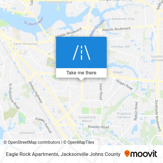 Eagle Rock Apartments map