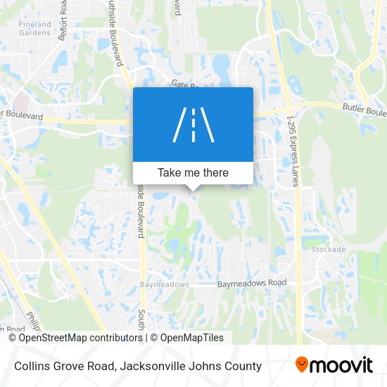 Mapa de Collins Grove Road