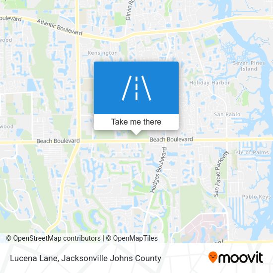 Lucena Lane map