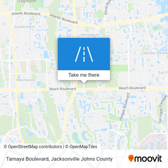 Tamaya Boulevard map