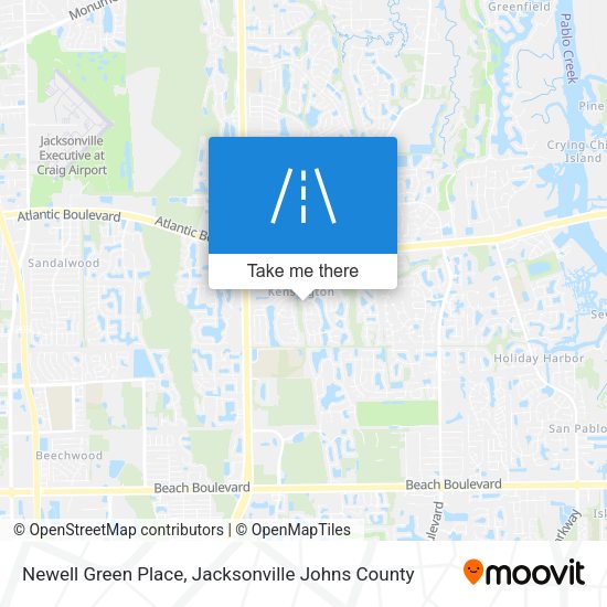 Mapa de Newell Green Place