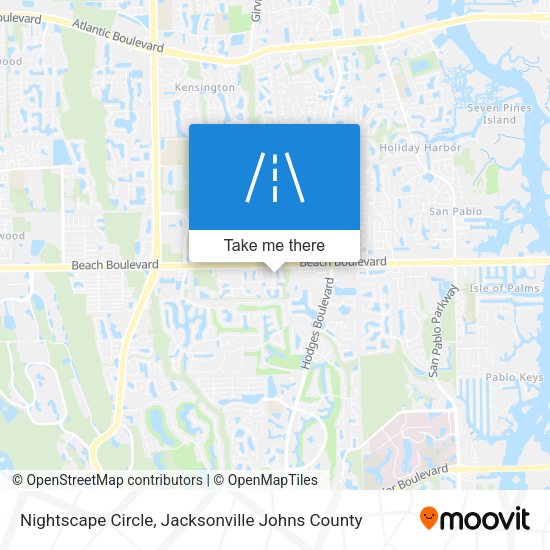 Nightscape Circle map