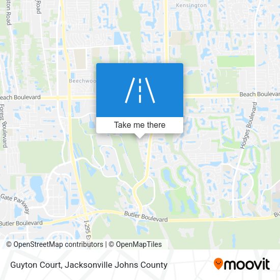 Mapa de Guyton Court