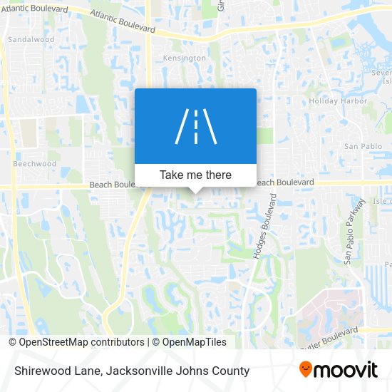 Mapa de Shirewood Lane