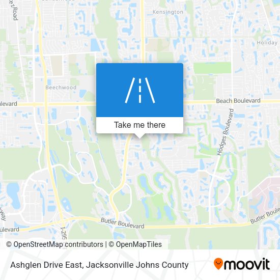 Mapa de Ashglen Drive East