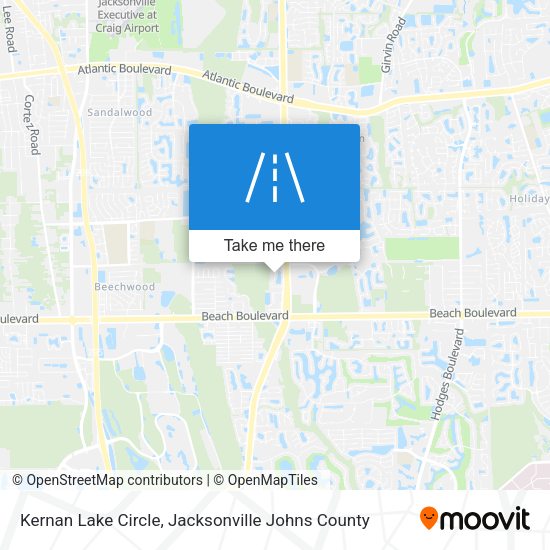 Kernan Lake Circle map