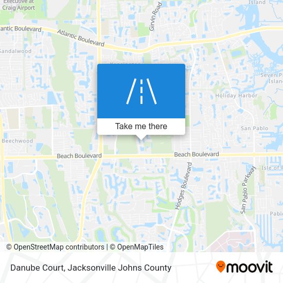 Danube Court map