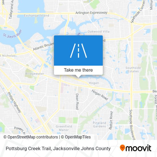 Pottsburg Creek Trail map
