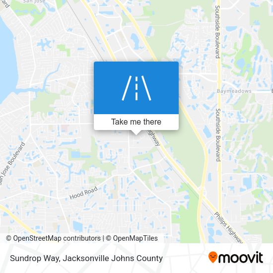 Sundrop Way map