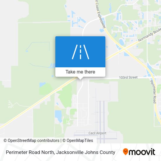 Perimeter Road North map