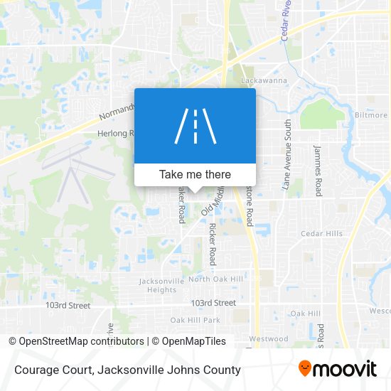 Courage Court map