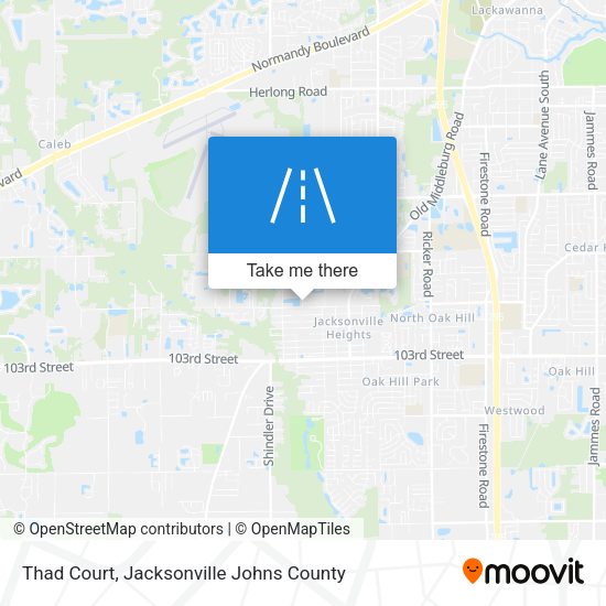 Thad Court map