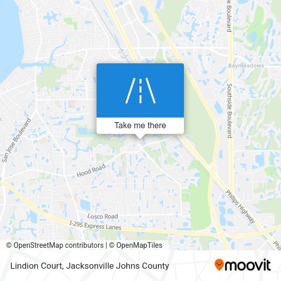 Mapa de Lindion Court