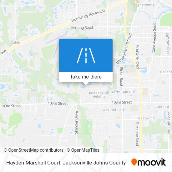 Hayden Marshall Court map
