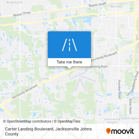Carter Landing Boulevard map