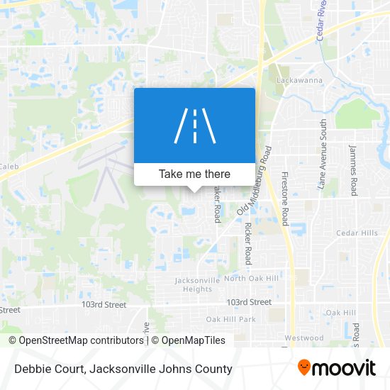 Debbie Court map