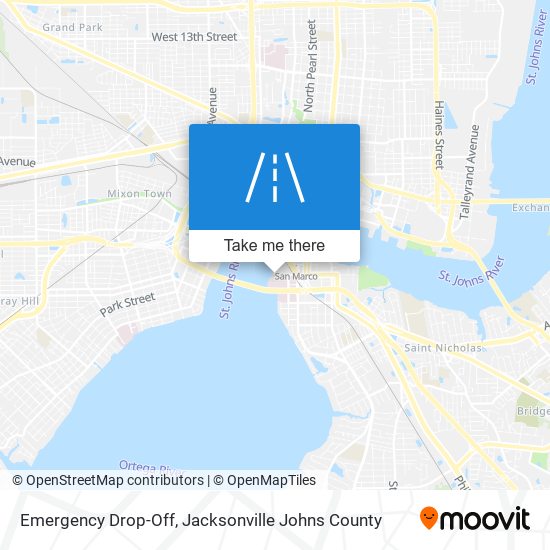 Emergency Drop-Off map