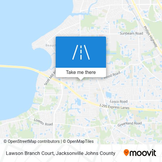 Mapa de Lawson Branch Court