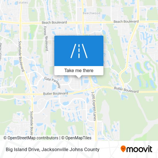 Big Island Drive map