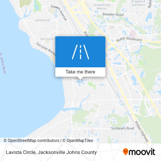 Mapa de Lavista Circle