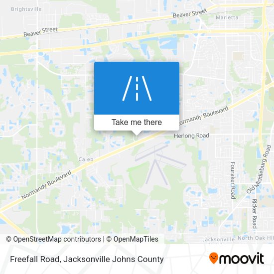 Mapa de Freefall Road
