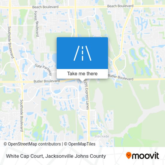 Mapa de White Cap Court