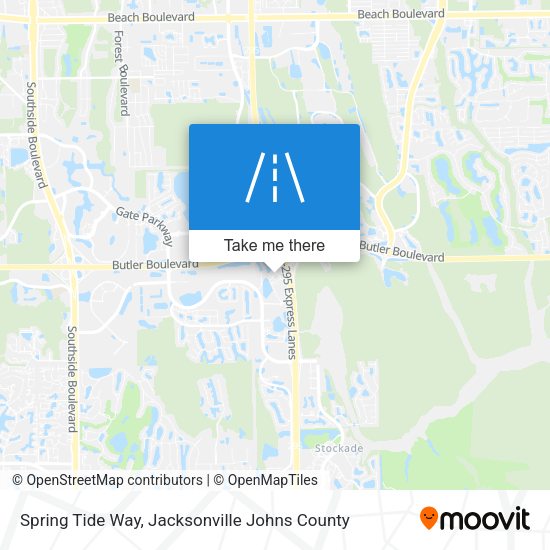 Spring Tide Way map