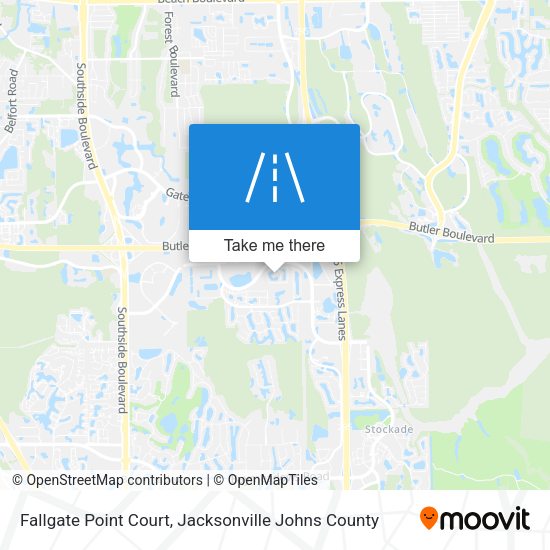 Fallgate Point Court map