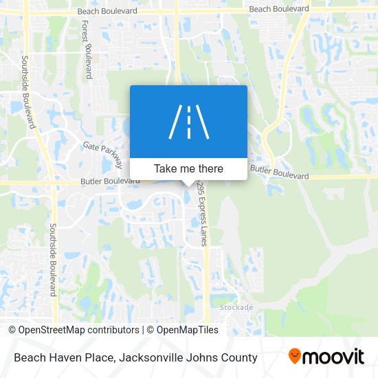 Beach Haven Place map