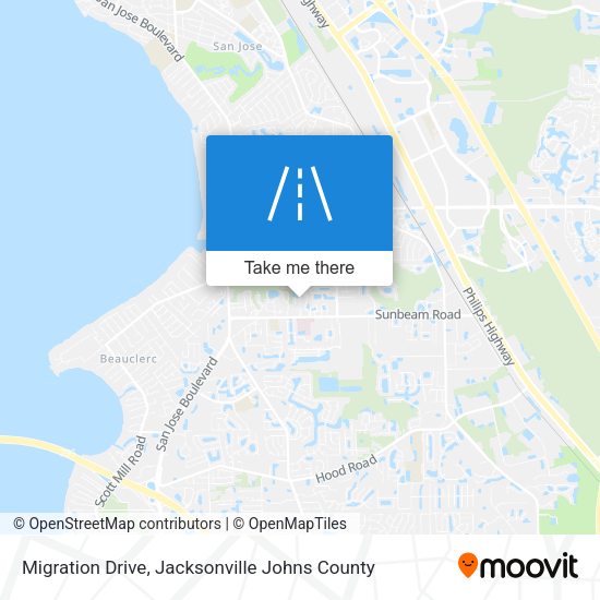 Migration Drive map