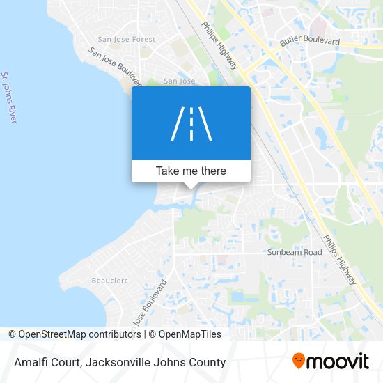 Amalfi Court map